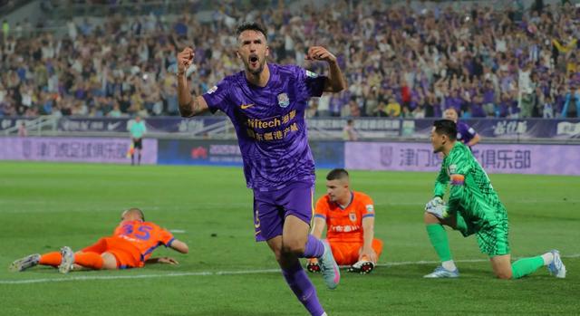 关于中超天津津门虎1-0山东泰山基莱斯破门制胜的信息  第1张