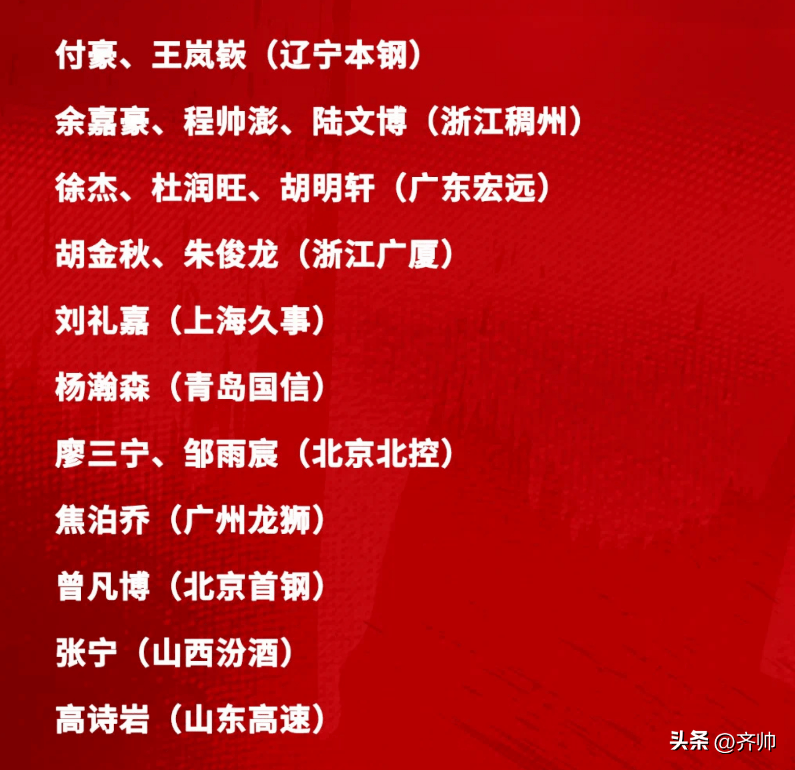 中国男篮新一期集训名单公布杨瀚森在列王俊杰上榜的简单介绍  第2张