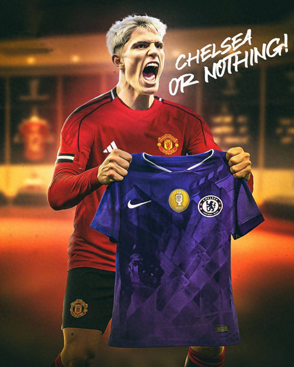 包含加纳乔告知曼联只想加盟切尔西并已经达成个人协议的词条  第1张